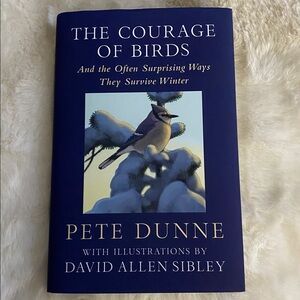 The Courage of Birds by Pete Dunne an informative book about avian survival